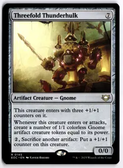 Threefold Thunderhulk NM EOC Commander: Edge of Eternities MTG - Image 1