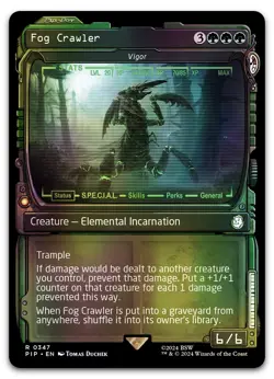 Fog Crawler - Vigor (Showcase) #347 (Foil) (NM) Fallout PIP Magic MTG - Image 1