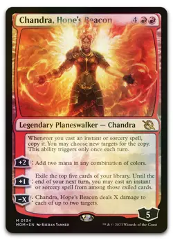 Chandra, Hope's Beacon #134 (Foil) (NM) March of the Machine MOM Magic MTG - Image 1