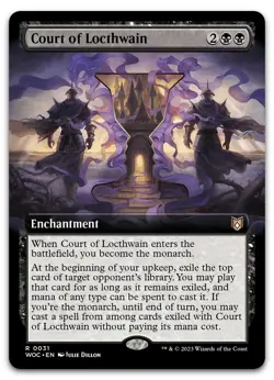 Court of Locthwain (Extended Art) #31 (NM) Wilds of Eldraine WOC Magic MTG - Image 1