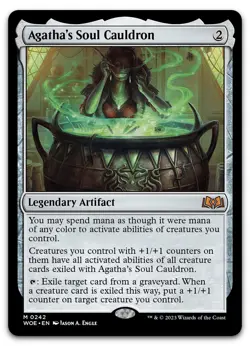 Agatha's Soul Cauldron #242 (NM) Wilds of Eldraine WOE Magic MTG - Image 1