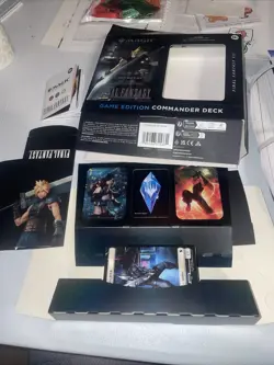 *Opened* Final Fantasy Limit Break Commander FF VII GAME EDITION No Promos/Packs - Image 1