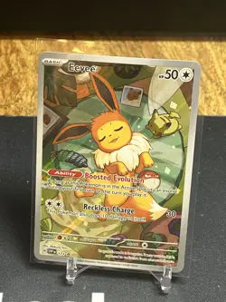 Pokemon TCG Eevee Black Star Promo Holo NM #SVP173 EN Scarlet Violet SV - Image 1