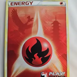 2011 Pokemon Call of Legends Holo Fire Energy 89/95 Play! Promo Very Nice Cond. - Image 1