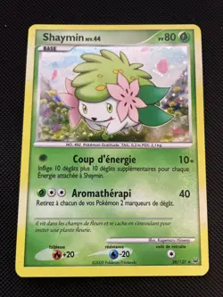 SHAYMIN HOLO - POKEMON 38/127 PLATINE DE BASE EXCELLENT ETAT FR - Image 1