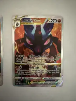Lucario VSTAR SWSH291 SWSH: Sword & Shield Promo Cards Holo (2 Copies!!!!) - Image 2