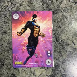 Invincible Power Card Promo - 7 Any Power - OverPower Card Game - 2005 - Image 1