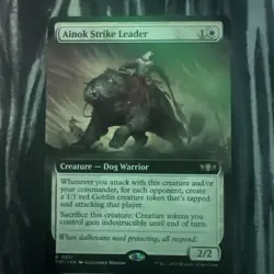 Ainok Strike Leader (Extended Art) Tarkir Dragonstorm TDC Rare 0051 - Image 1