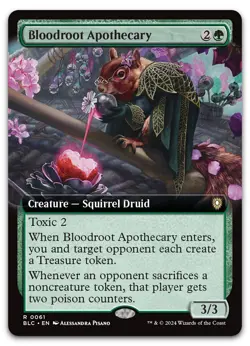 Bloodroot Apothecary (Extended Art) #61 (NM) Bloomburrow BLC Magic MTG - Image 1