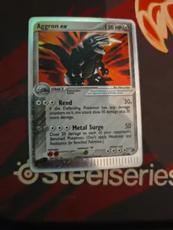 Pokemon TCG: Aggron ex Sandstorm 95/100 Holo Rare EXC - Image 1