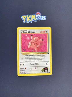 Pokemon TCG Erika's Clefairy Gym Challenge 40/132 Regular HP. - Image 1