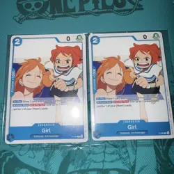 2x One Piece TCG - Girl - Prerelease Fan Letter Promo Sealed - P-096 - English - Image 1