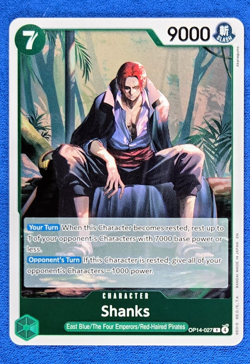 Shanks OP14-027 R | NM | The Azure Sea's Seven | One Piece TCG | English - Image 1
