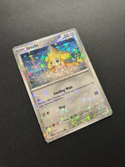 Jirachi 098/142 Sv07: Stellar Crown Holo Reflective Stars Foil Pokemon Card - Image 2