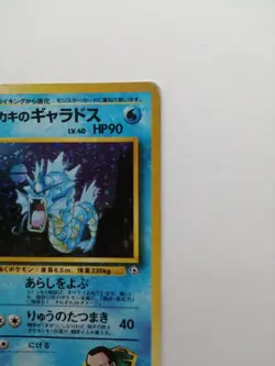 Giovanni’s Gyarados Pokemon Card Gym Heroes Vintage Holo Rare Nintendo F/S Japan - Image 4