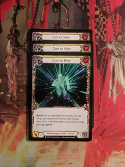 Flesh and Blood Card: (3x) Zero to Sixty (ARC027) - Image 1