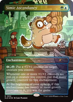 Simic Ascendancy Borderless foil MTG NM Secret Lair 20 Ways to Win (1832) - Image 1