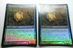 MTG Grazing Kelpie x2-Foil -Eventide-Lightly Played - Image 1