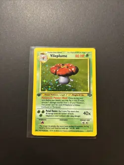 Vileplume 15/64 Jungle Holo 1st Edition Pokemon WOTC LP - Image 1