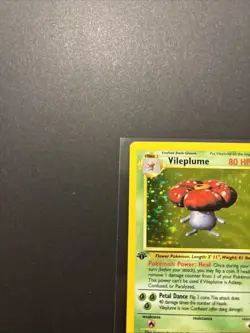 Vileplume 15/64 Jungle Holo 1st Edition Pokemon WOTC LP - Image 2