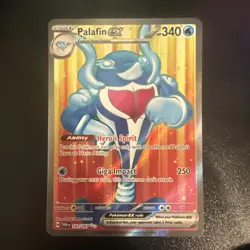 PALAFIN EX 193/167 TWILIGHT MASQUERADE POKEMON (FULL ART, NM) - Image 1