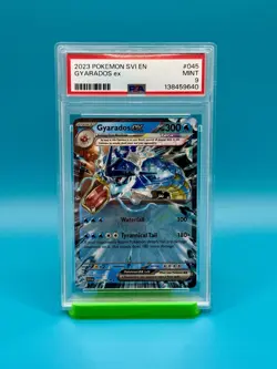 PSA 9 - 2023 POKEMON SVI EN GYARADOS EX 045/198 - Image 1