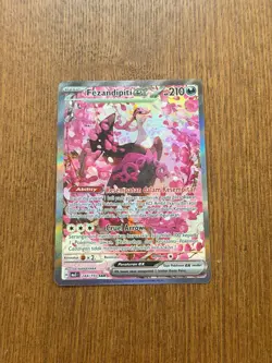 Pokemon TCG Bahasa Indonesia Language Fezandipiti ex SIR SAR MA3 244/193 - Image 1