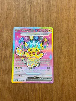 Pokemon TCG Bahasa Indonesia Language Pikachu ex SIR SAR Full Art MA3 234/193 - Image 1