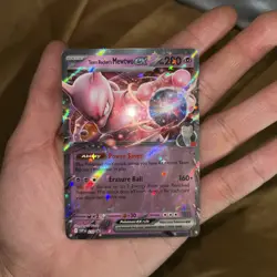 Team Rocket's Mewtwo ex 216 Promo DRI NM Pokemon - Image 4