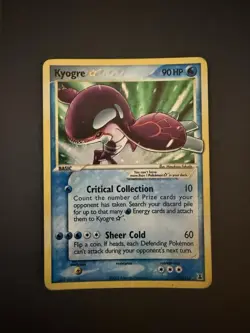 Kyogre Gold Star 112/113 Pokemon EX Delta Species 2005 MP - Image 5