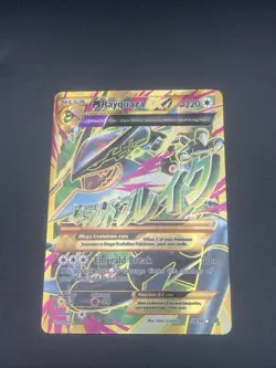 M Rayquaza EX (Shiny Full Art) 98/98 XY - Ancient Origin Holo ULTRA RARE POKEMON - Image 1
