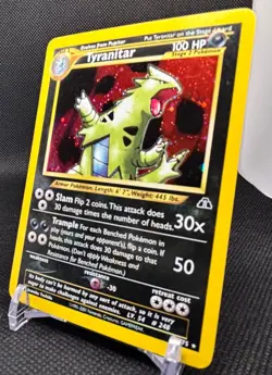 Pokemon Tyranitar 12/75 Neo Discovery Holo-Near Mint LP+ - Image 2