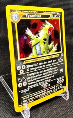 Pokemon Tyranitar 12/75 Neo Discovery Holo-Near Mint LP+ - Image 3