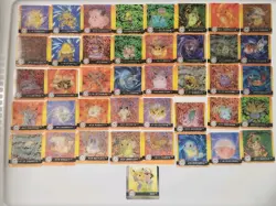 Pokemon Artbox 1999 Action Flipz Premier Edition Full Set of 1-40 - Image 1