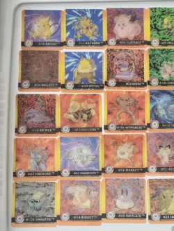 Pokemon Artbox 1999 Action Flipz Premier Edition Full Set of 1-40 - Image 2