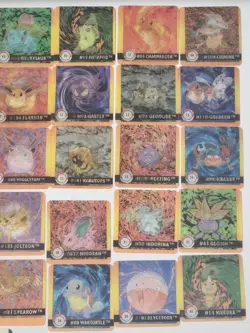 Pokemon Artbox 1999 Action Flipz Premier Edition Full Set of 1-40 - Image 4