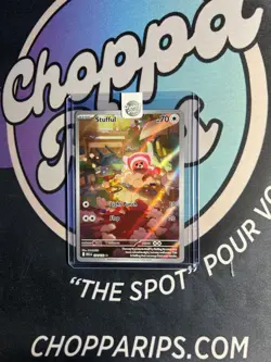 Pokemon Mega Evolution Stufful Full Art Illustration Rare Holo #154/132 - Image 1