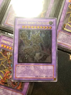 Yugioh Ultimate Ancient Gear Golem LODT-EN043 Ultimate Rare 1st Edition - Image 1