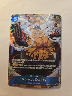 One Piece TCG Monkey.D.Luffy OP11-058 Carrying On His Will OP13 Treasure Rare TR - Image 1