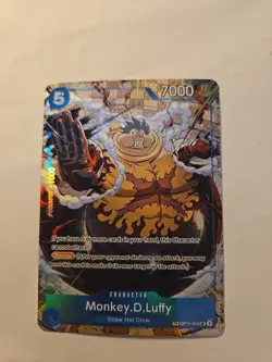 One Piece TCG Monkey.D.Luffy OP11-058 Carrying On His Will OP13 Treasure Rare TR - Image 2