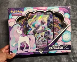 Galarian Rapidash V Pokemon Box TCG Booster Packs Code Card New In Box - Image 1