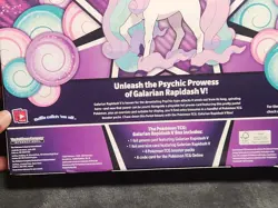 Galarian Rapidash V Pokemon Box TCG Booster Packs Code Card New In Box - Image 3