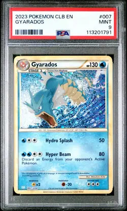 2023 Pokemon Gyarados - Trading Card Game Classic - 007/034 - PSA 9 MINT - Image 2