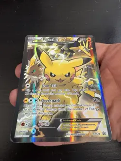 Pokemon XY Black Star Promo Pikachu EX #XY124 Holofoil Trading Card - Image 2