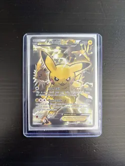 Pokemon XY Black Star Promo Pikachu EX #XY124 Holofoil Trading Card - Image 4