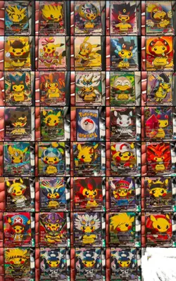 Pikachu VCOS Complete Set 55x Pokemon Cards Cosplay Holo Full Art Alt Art Card! - Image 2