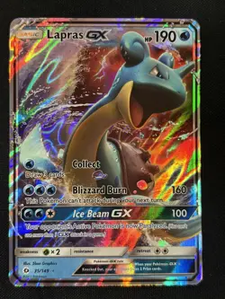Lapras GX 35/149 Ultra Rare Holo SM Base Set Pokemon Card - Image 1
