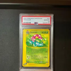 Pokemon Venusaur Expedition Base Set 067/165 PSA 10 Rare English 2002 Card - Image 1