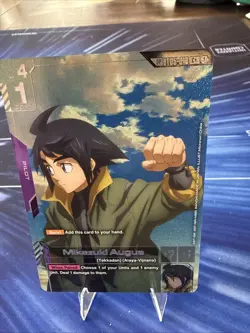 GUNDAM CARD GAME ST05-010 C+ (SP) MIKAZUKI AUGUS - SPC+ (STEEL REQUIEM GD03) - Image 4