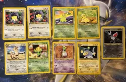 Pokemon Wotc Neo Era Card Lot Of 9 MP-LP - Image 1